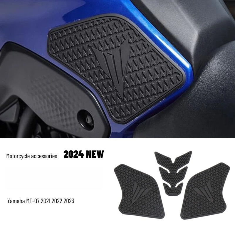 Fuel Tank Side Knee Grip Pads Compatible with Yamaha MT-07 - Image 2