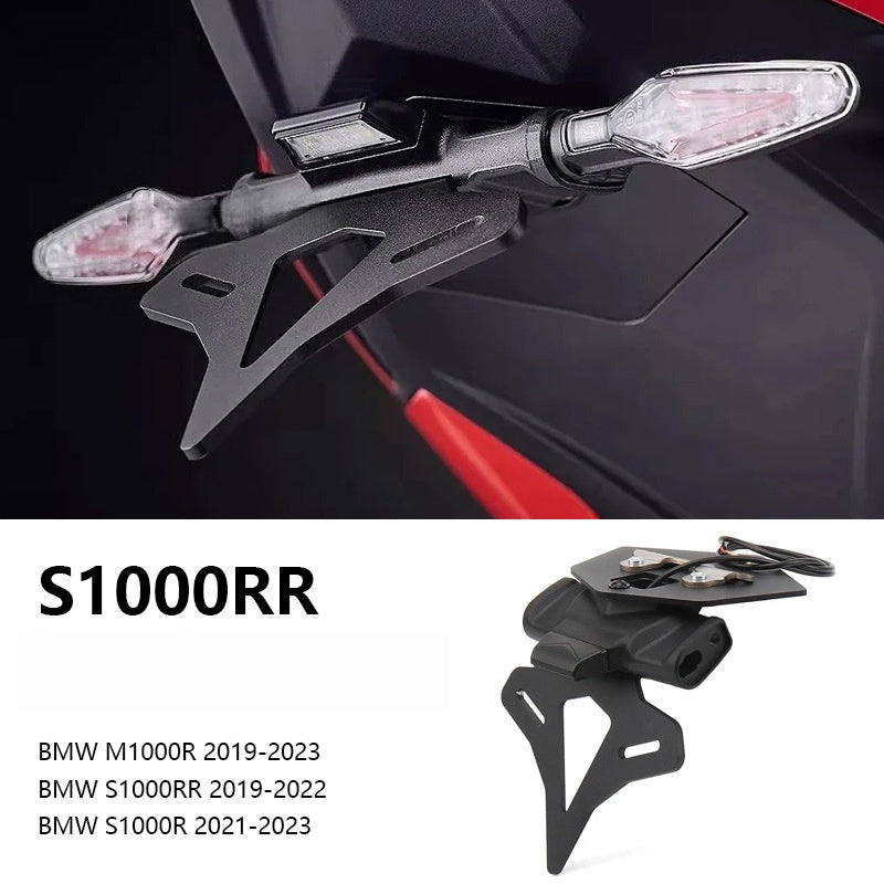 Short Tail License Plate Holder with LED Light Compatible with BMW M1000R S1000R/RR - Image 2