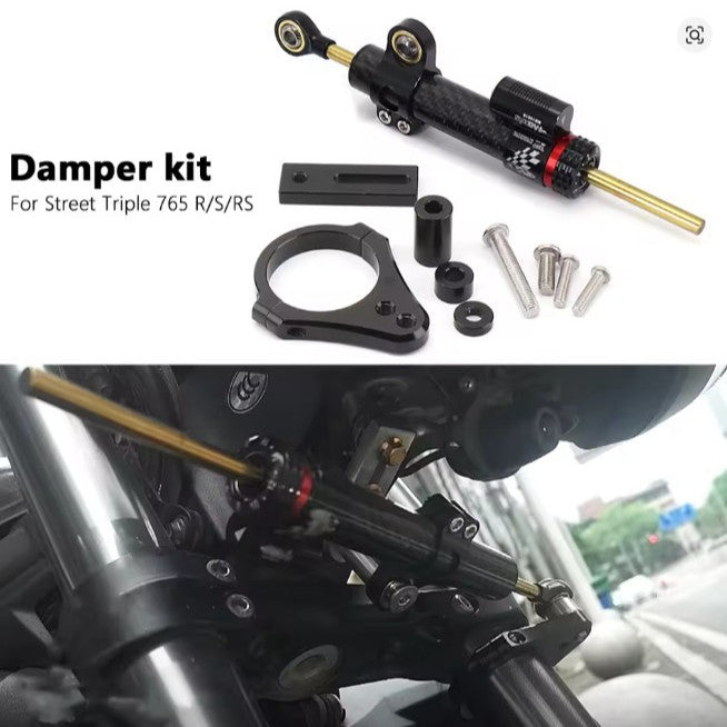 Steering Damper Stabilizer Compatible with Triumph Street Triple 765R/S/RS - Image 6