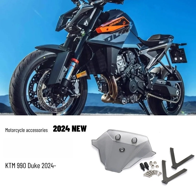 Front Windshield Windscreen Deflector Compatible with KTM 990 Duke - Image 4
