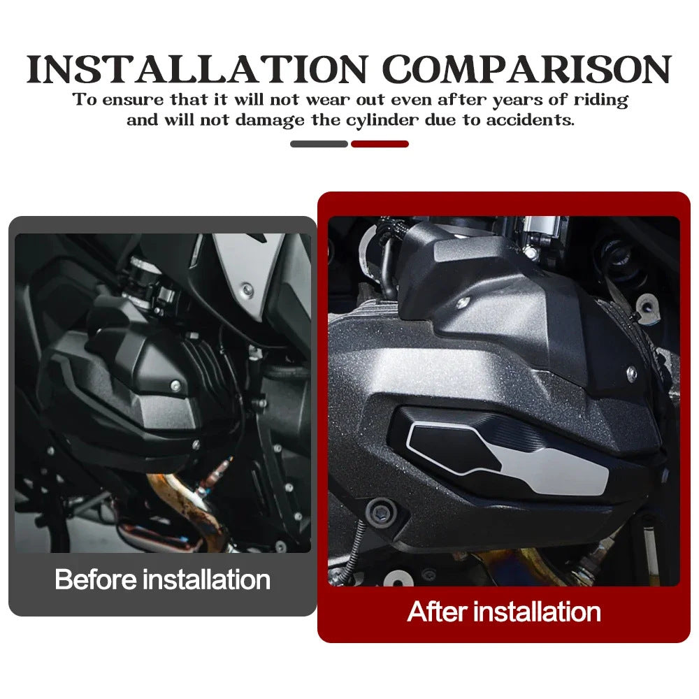 Motorcycle Protection Cover Compatible with BMW R1300GS 2023 2023+ Aluminum - Image 3