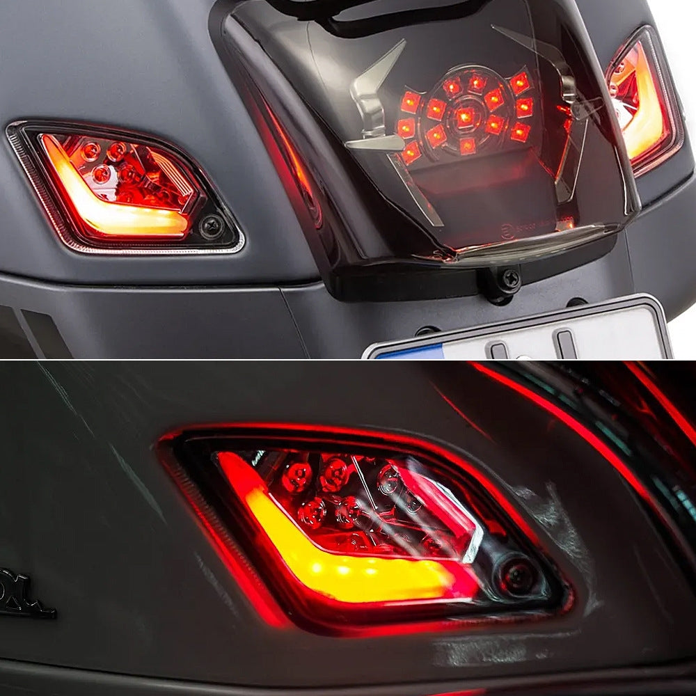 Front Rear LED Turn Signal Lights Compatible with Vespa GTS150/250/300 GTV250 - Image 4