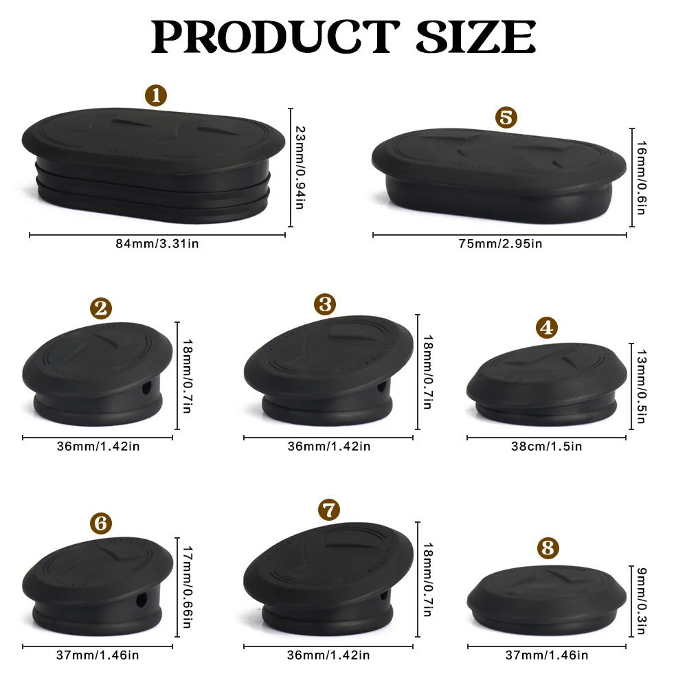 Frame Hole Plug Caps Compatible with Yamaha MT-09 SP 2021-2025 - Image 3