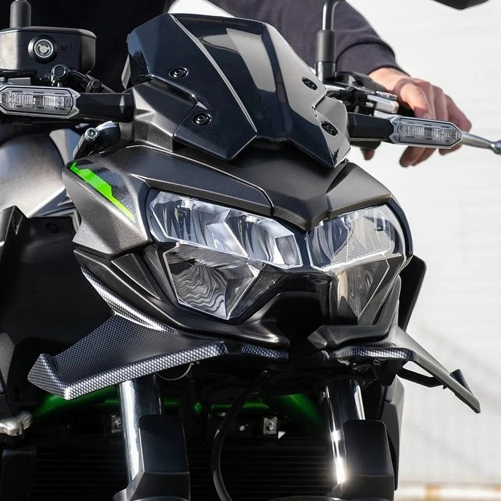 Front Windshield Windscreen Deflector Compatible with Kawasaki Z650 - Image 5