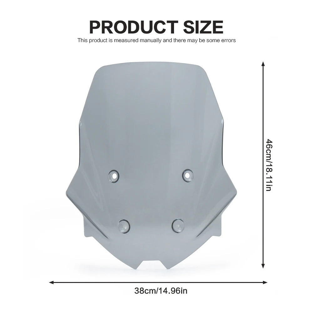 Front Windshield Windscreen Deflector Compatible with Voge DS 900 X 2024-2025 - Image 6