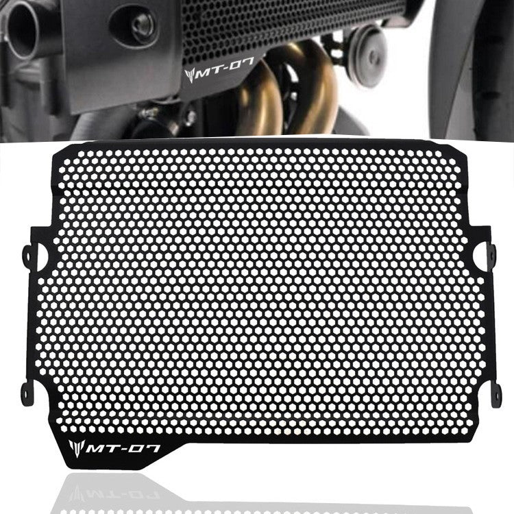 Radiator Grill Guard Compatible with Yamaha MT-07 FZ-07 2018-2022 Aluminum Mesh Protector Black - Image 2