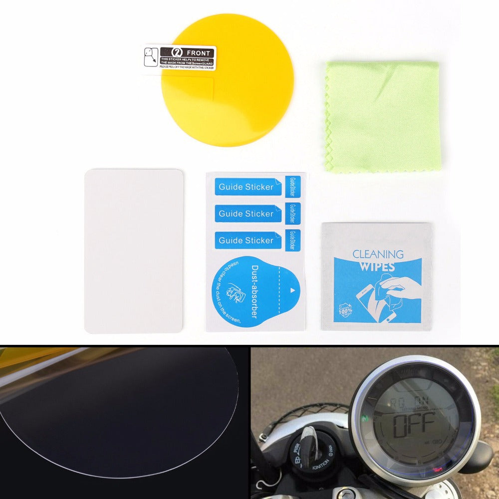Ducati Scrambler 2015-2018 Hydrogel Screen Protector – Dashboard Display Anti-Explosion Film - Image 2