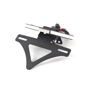 Short Tail License Plate Holder with LED Light Compatible with Kawasaki Ninja 636 ZX-6R 2024-2025