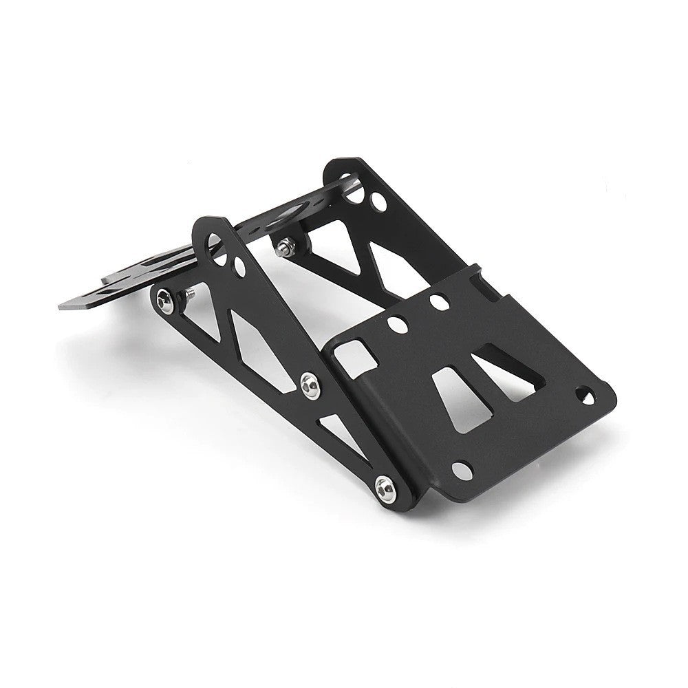 Short Tail License Plate Holder with LED Light Compatible with Honda H2CMsx Grom - Image 2