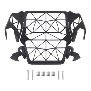 Retro Headlight Guard Cover Compatible with CFMOTO 450MT Front Lamp Protector Mesh Grille