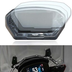 Dashboard Screen Protector Film Compatible with Triumph Street Triple 765 RS Tiger 850 Clear Anti-Scratch Instrument Display Protector