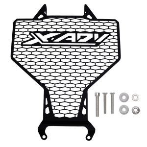 Radiator Grill Guard Compatible with Honda X-ADV750 2021-2022 Aluminum Mesh Radiator Protector Black