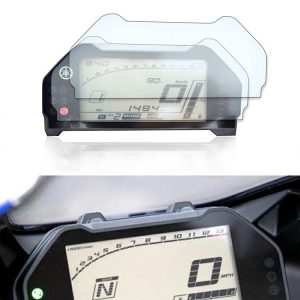 Dashboard Screen Protector Film Compatible with Yamaha MT-03 MT-25 YZF-R25 YZF-R3 Clear Anti-Scratch 2PCS