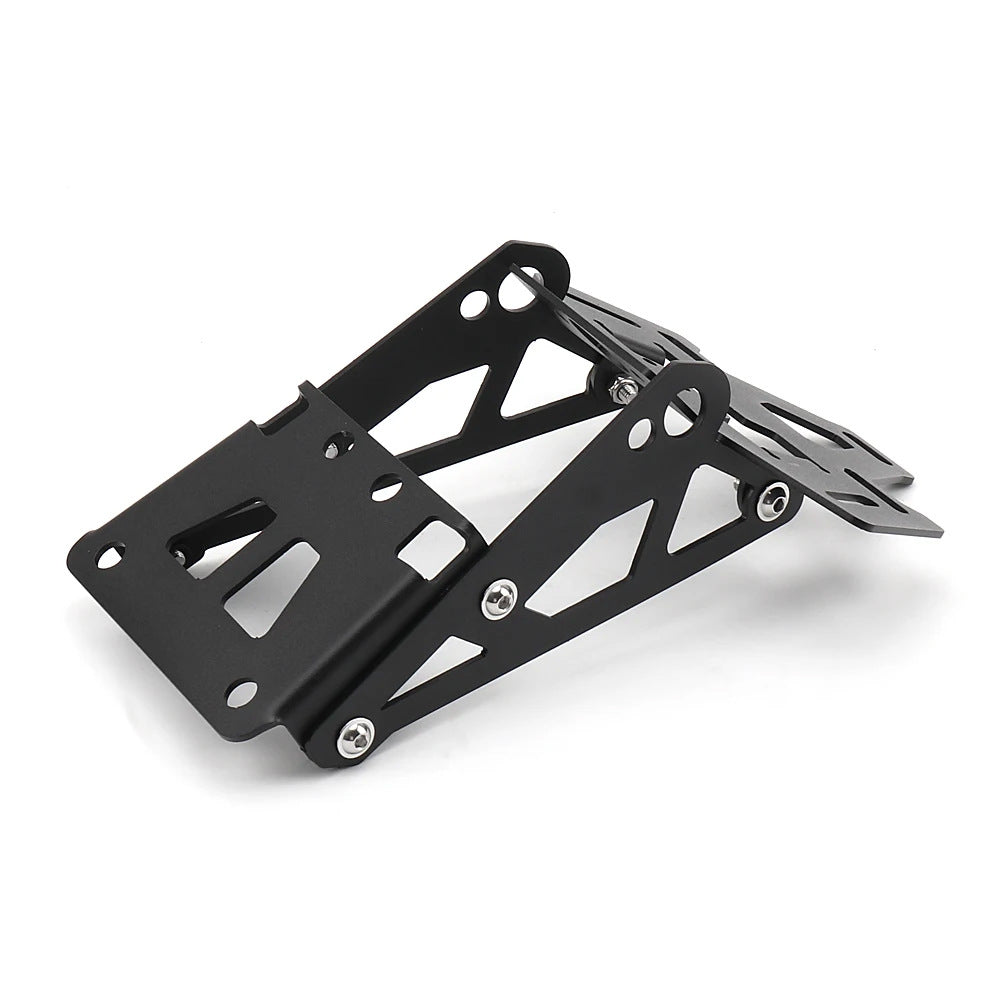 Short Tail License Plate Holder with LED Light Compatible with Honda H2CMsx Grom - Image 4