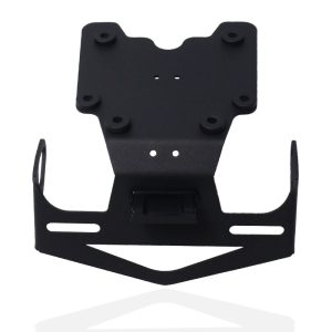 Short Tail License Plate Holder with LED Light Compatible with Yamaha Tenere 700 XT700Z 2019-2021 Rear Fender Eliminator Bracket