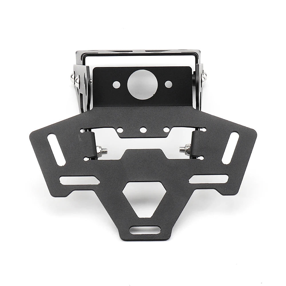 Short Tail License Plate Holder with LED Light Compatible with Honda H2CMsx Grom - Image 3