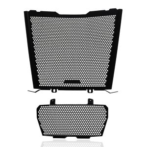 Radiator Grill Guard Compatible with BMW S1000RR S1000XR S1000R 2019-2022 Aluminum Mesh Radiator Protector Black