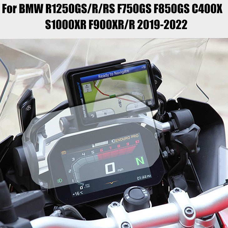 Dashboard Screen Protector Film Compatible with BMW R1250GS R1200GS ADV F750GS F850GS F900R S1000RR C400X Clear - Image 2