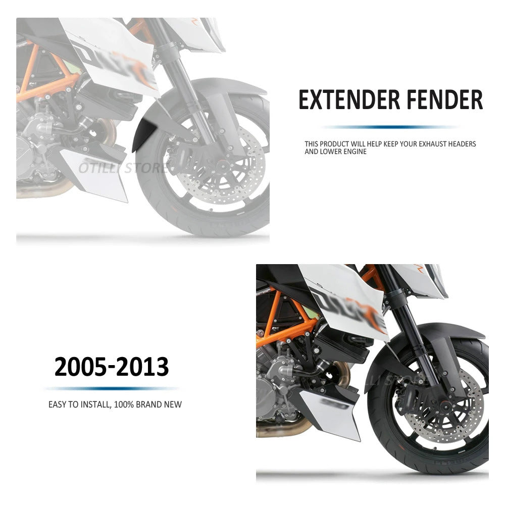 Rear Fender Mudguard Compatible with KTM 990 Superduke R - Image 2