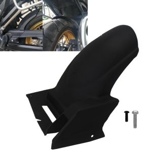 Rear Fender Extender Mudguard Compatible with Suzuki V-Strom 650 DL650 / XT 2004-2020 Black ABS