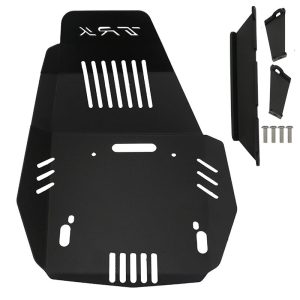 Engine Skid Plate Guard Compatible with Benelli TRK502 TRK502X 2018+ Aluminum Alloy Black