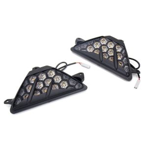 Front Rear LED Turn Signal Lights Compatible with Kawasaki Ninja