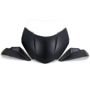 Front Windshield Windscreen Deflector Compatible with Triumph Speed Triple 1200 RS/RR