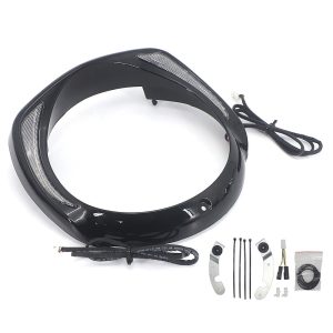 Headlight Guard Cover Compatible with Harley-Davidson Tri-Glide