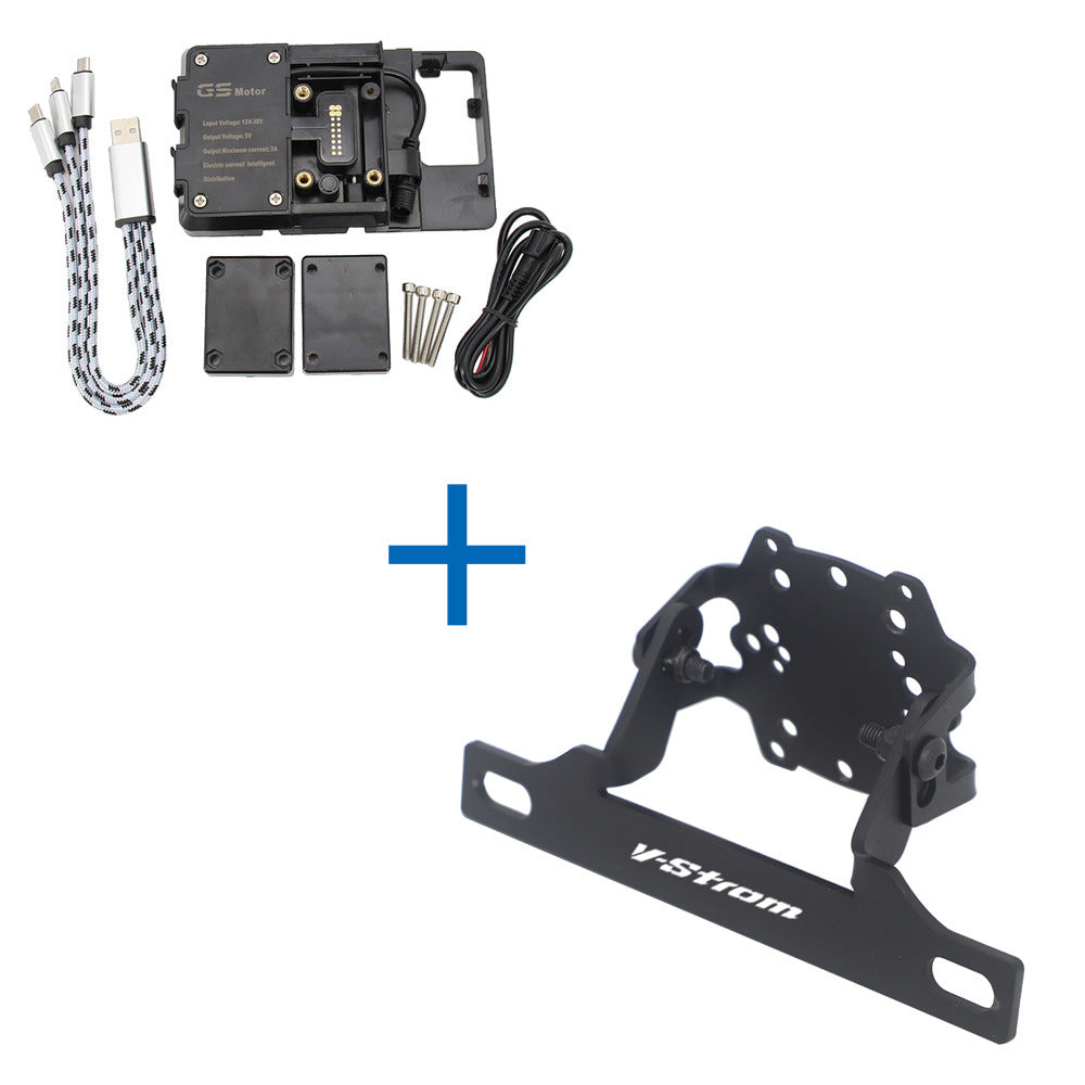 Navigation Mount Extension Bar Compatible with Suzuki V-Strom 650 2010 - Image 2