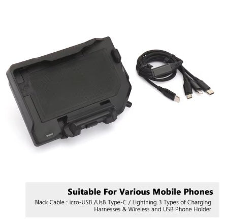 Wireless Charging Phone Navigation Mount Compatible with Universal - Image 3