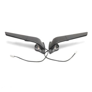 LED Winglet Rearview Mirrors with Turn Signals Compatible with Yamaha YZF-R6 R7 2025